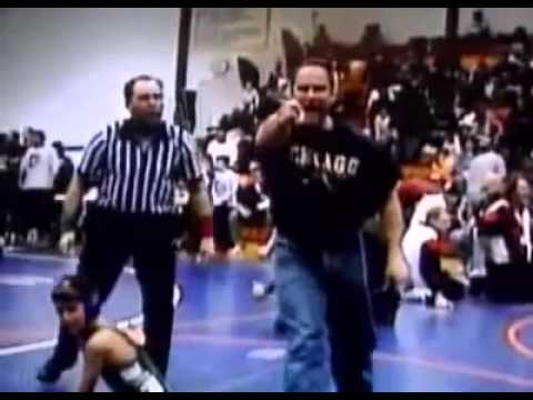 Crazy Dad THROWS 11 year old kid at wrestling tourny.flv