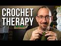 IT'S CROCHET THERAPY THURSDAYS WITH THE CRAFTY CROCHETER! JOIN ME FOR A SESSION! #crochet #therapy