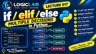 Information Python Mastery #017 — if / elif / else Explained | Multiple Decisions in Python Update