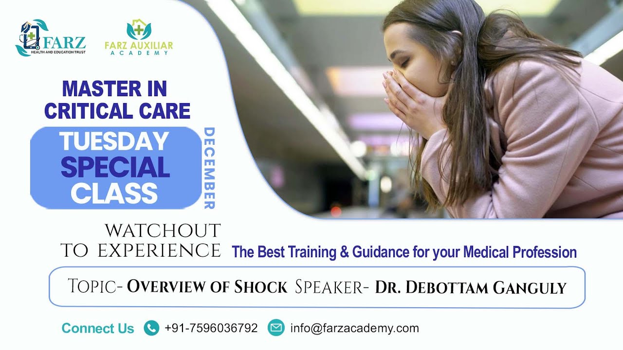Master in Critical Care | Topic- Overview of Shock | Ft. Dr. Debottam Ganguly | Tuesday Special