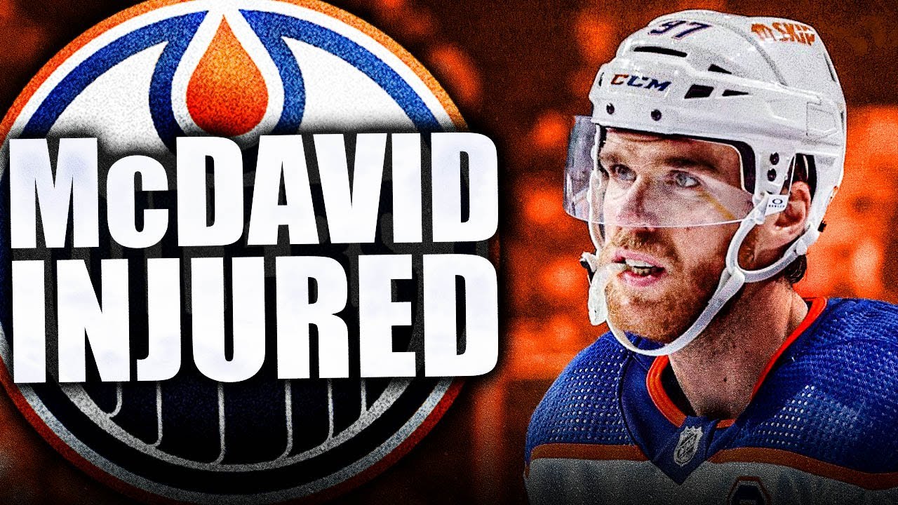 CONNOR McDAVID CONFIRMED INJURY: EDMONTON OILERS VS WINNIPEG JETS (NHL