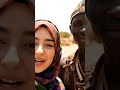 Young muslim tourist lady kisses african tribal man #viral #ytshort #ytshorts #newseries