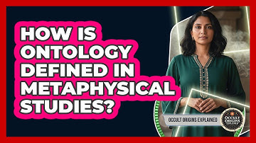 How Is Ontology Defined In Metaphysical Studies?