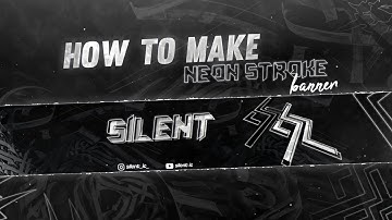 NEON STROKE BANNER TUTORIAL ⚡ || HOW TO MAKE NEON STROKE BANNER IN ANDROID || PSCC || FULL TUTORIAL