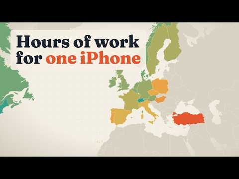 How Many Hours You Work to Buy an iPhone, Country by Country