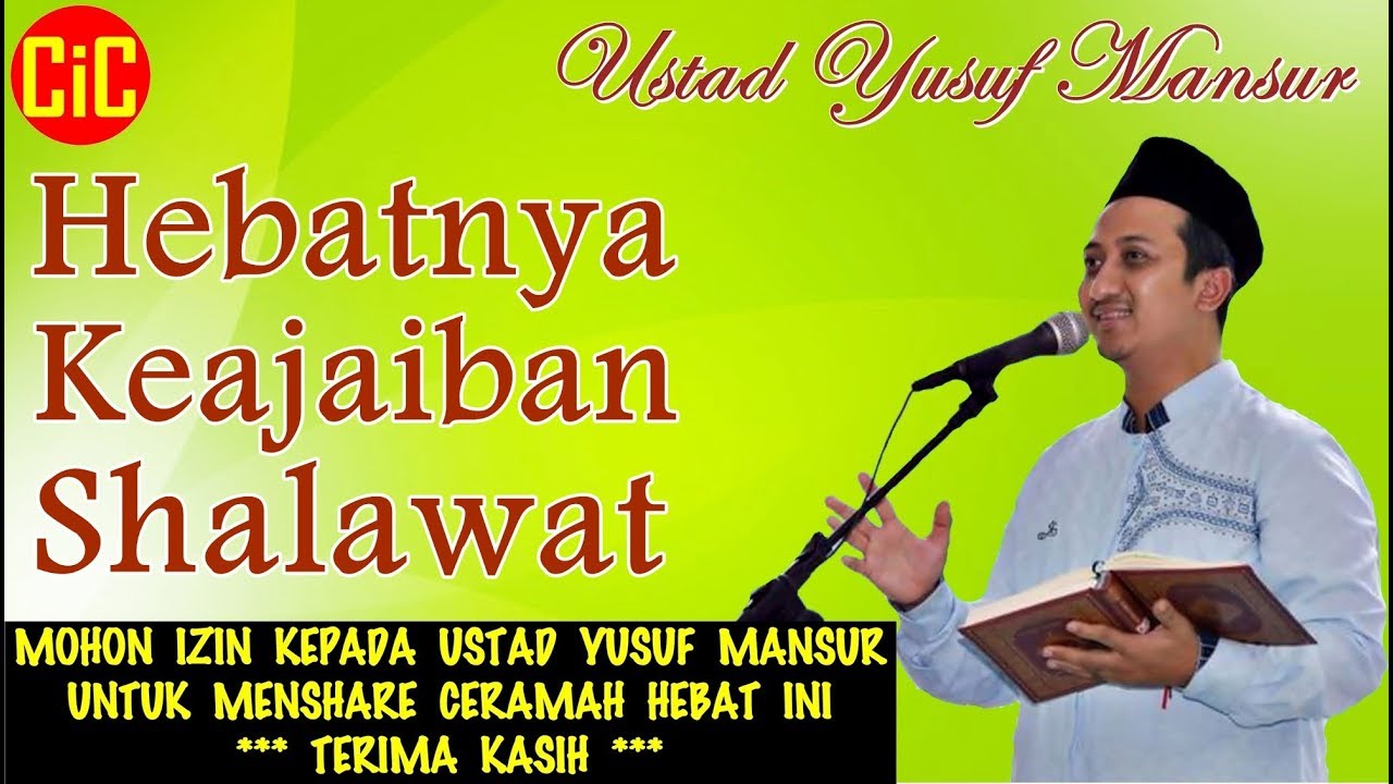 Hebatnya Keajaiban Shalawat Ceramah Ustad Yusuf Mansur Youtube