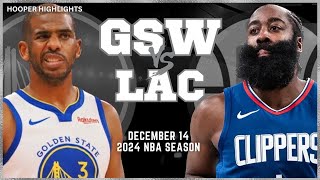 Golden State Warriors vs LA Clippers Full Game Highlights | Dec 14 | 2024 NBA Season