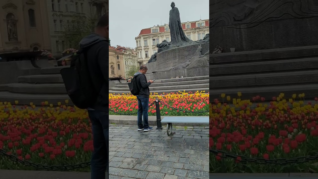 Walking through Prague, Old Town Square-Staroměstské náměstí, 4K