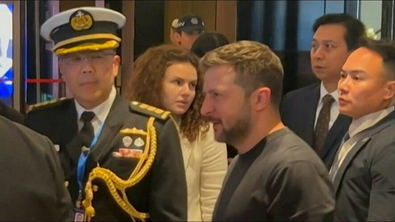 Ukraine's Zelensky arrives at Singapore security forum | AFP