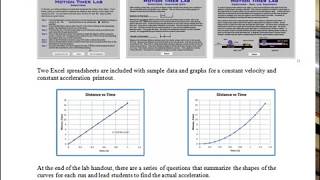 Physics Teachers - Motion Timer Lab