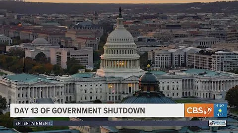 No agreement reached as government shutdown reaches day 13