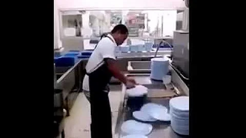 the fastest dishwasher ine the world!
