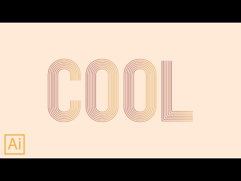Illustrator Trick : Scratch Lines Text Effect In Illustrator