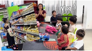 NAG SUMMER SCHOOL NA SI KHALIX AT EASON+GROCERIES by Momshie Kelie 1,595 views 10 months ago 11 minutes, 16 seconds