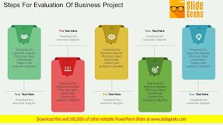 Steps For Evaluation Of Business Project Powerpoint Templates