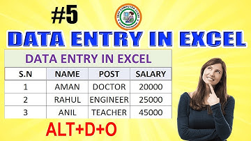 Tip For Data Entry Operator