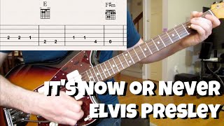 It&#39;s Now or Never (Elvis Guitar solo)