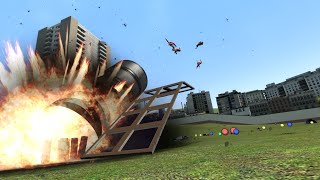 Constructing conspicuous contraptions in Gmod.