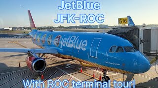 JFK-ROC on JetBlue with a tour of the ROC Airport!