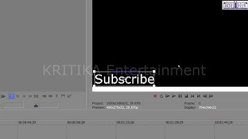 Sony Vegas Pro 13: How To move text | How to scroll text in Sony vegas pro 13