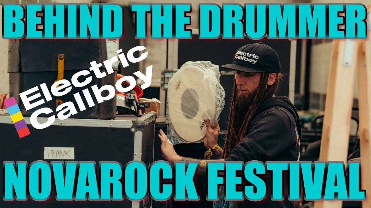 Behind the Drummer | Drumtech POV | Novarock Festival | Electric Callboy Europe Festivals 2025