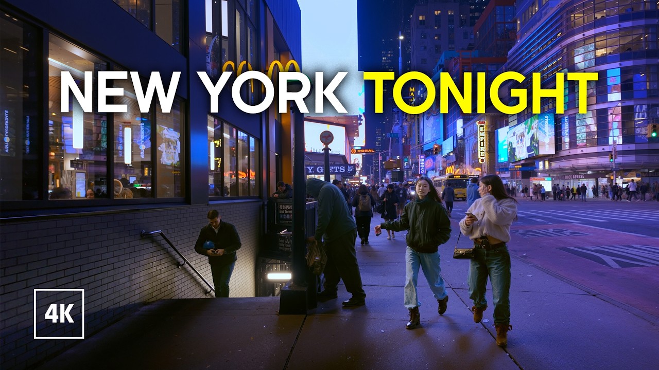 IRL New York City Evening Walk in Manhattan March 2026