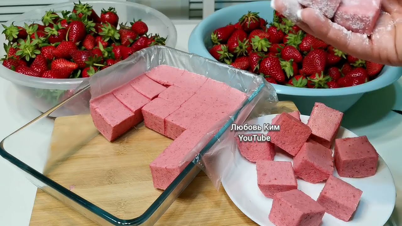 🍓🍓500 Грамм КЛУБНИКИ💯 Взбейте Ее ГОРЯЧЕЙ 🍧Можно БЕЗ САХАРА ! Понравится Всей Семье !