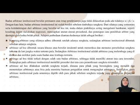 Eka Witri Apriliana- 201420051- materi 2 jenis jenis arbitrase