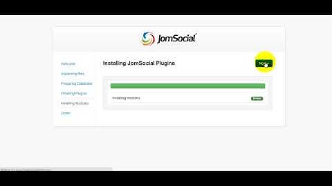 Jomsocial installation