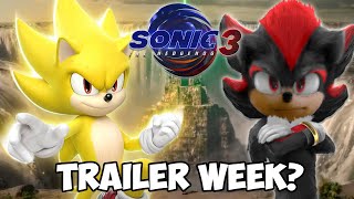 Sonic Movie 3 Trailer Week?