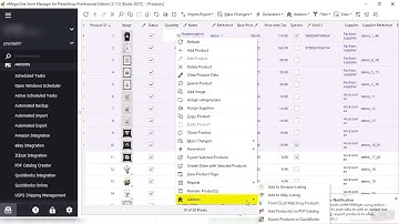 Export PrestaShop products to QuickBooks Desktop with Store Manager software by eMagicOne