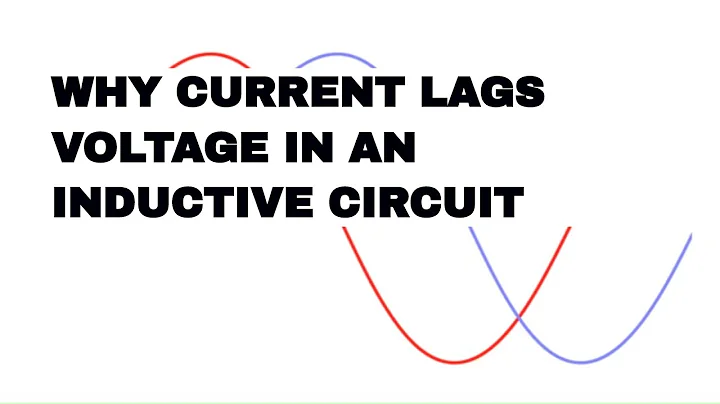 Why current lags voltage in an inductive circuit (explanation