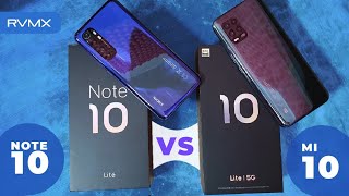 Reviews Mx Videos Xiaomi Mi Note 10 Lite VS Mi 10 Lite| El mejor duelo Calidad Precio !!!