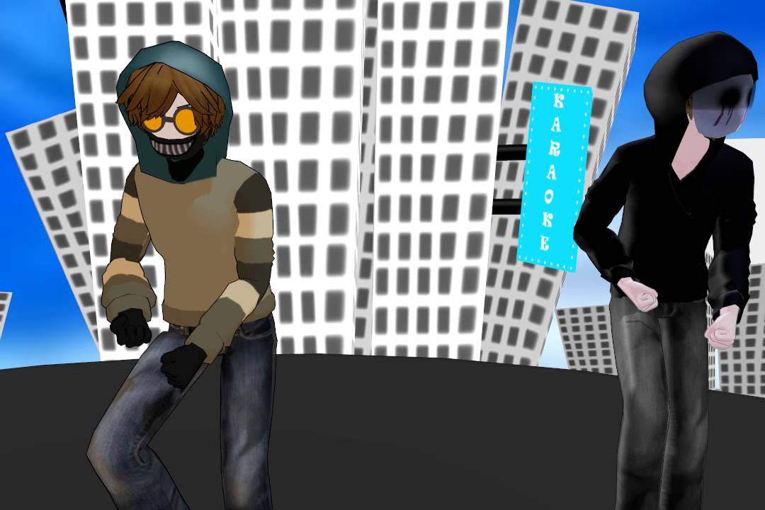 MMD - Creepypasta Eyeless Jack and Ticci Toby - Just Be Friends.