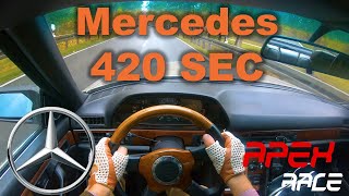 // 🚗 1989 Mercedes Benz 420 SEC | POV | Test Drive | 4K