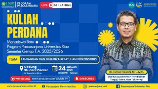 Download Lagu KULIAH PERDANA MAHASISWA BARU PROGRAM PASCASARJANA SEMESTER GENAP T.A 2025/2026 MP3