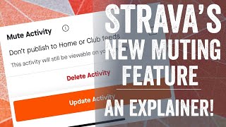 Quick Tips: New Strava Mute Activity Feature! screenshot 5