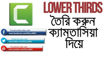 How to Create Lower Thirds Using Camtasia Studio 9 (With Sound)