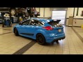 2016 Focus RS with Catless Downpipe shoots flames