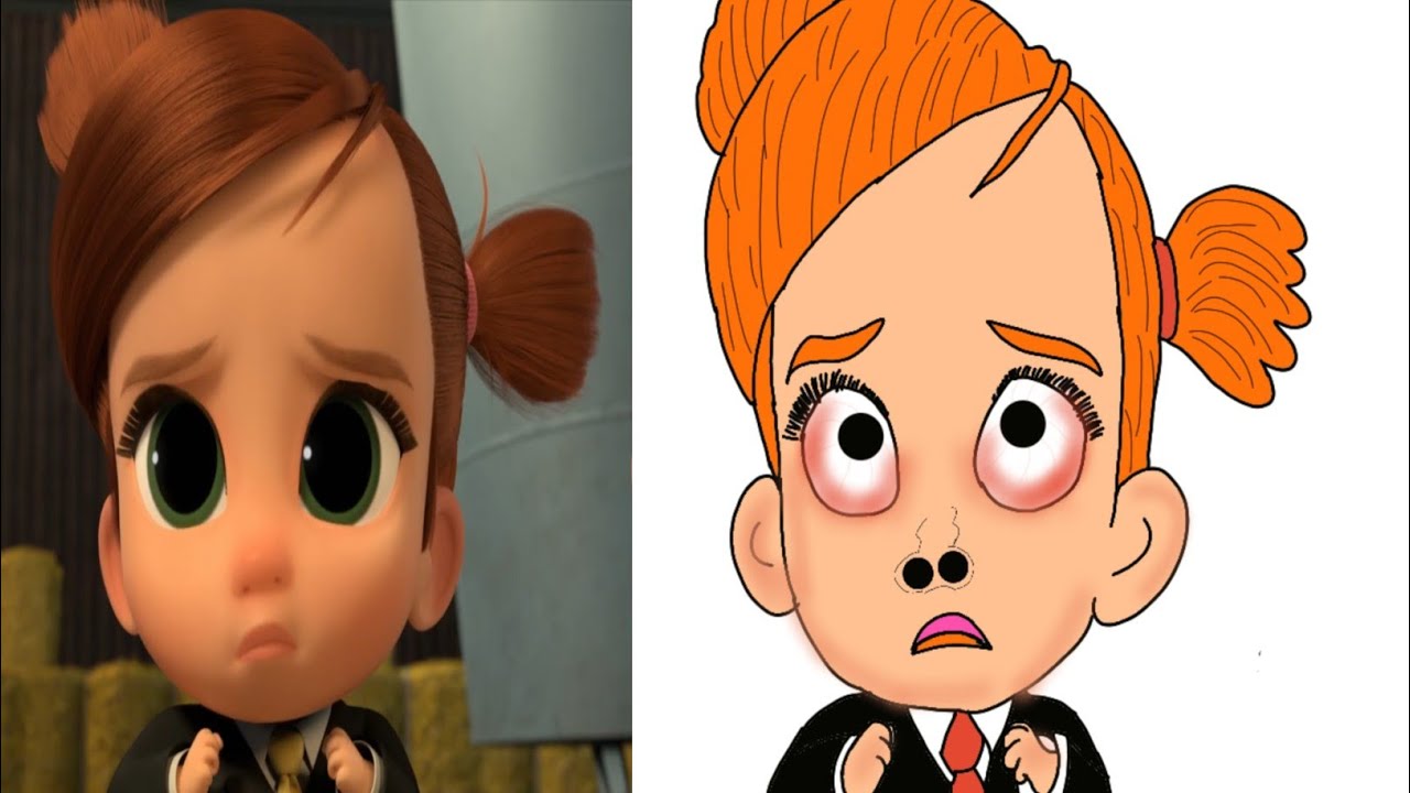 Boss baby water balloon fight funny drawing meme and funny drawing video 🤣🤣🤣🤣