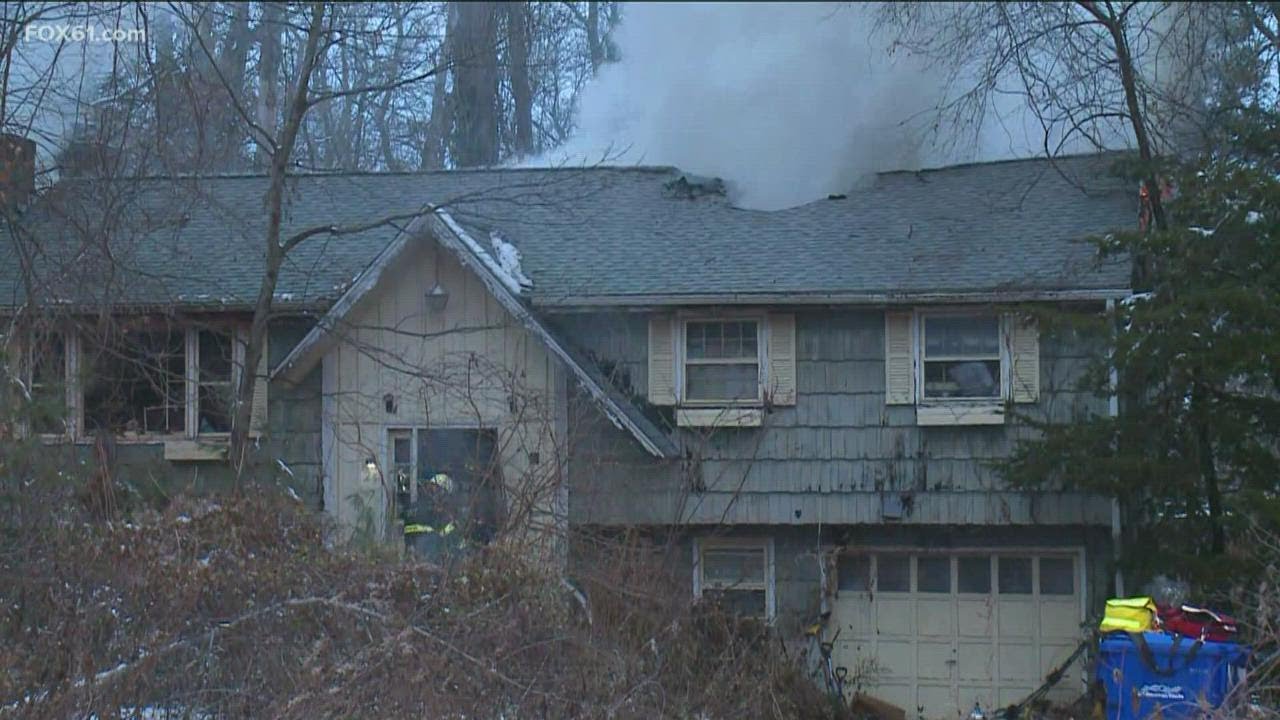 Crews in Ellington fight house fire YouTube