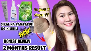 PAMPAPUTI NG KILIKILI in just 7 days | PAANO PUMUTI ANG KILIKILI | How to lighten Underarms