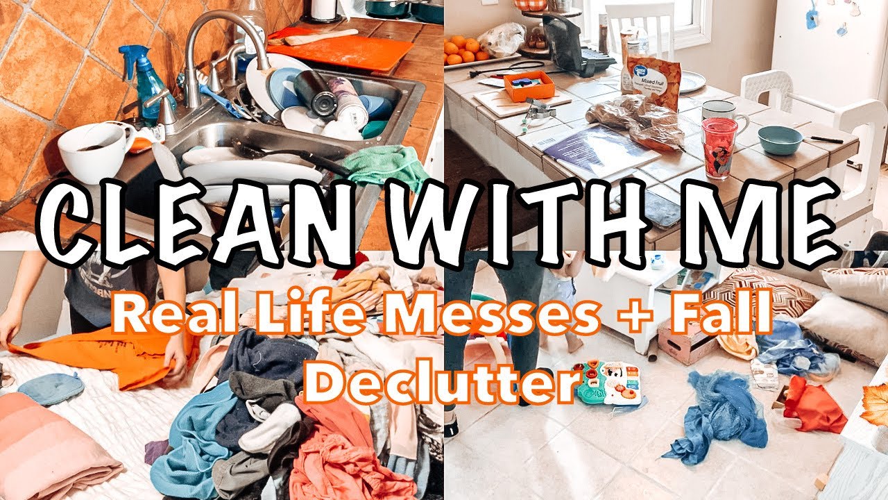 REAL LIFE SPEED CLEAN WITH ME | FALL 2022 CLEAN AND DECLUTTER | BIG ...