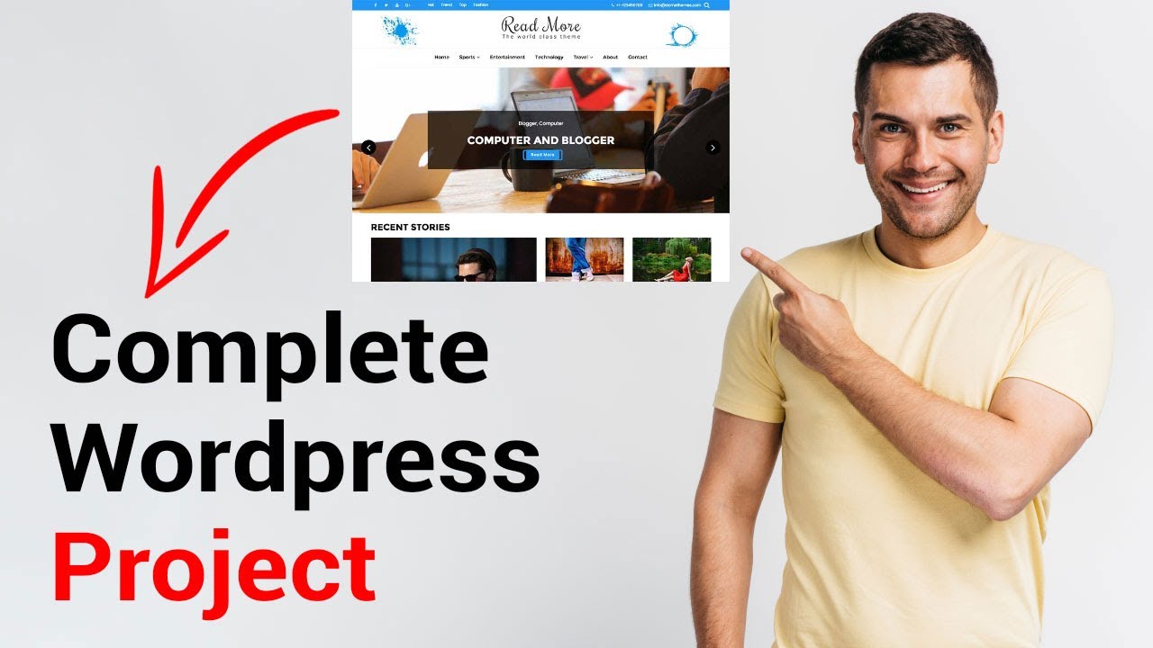 Complete The WordPress Project - YouTube