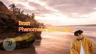 Celebrity Bnxn - Phenomena lyrics video Wealth