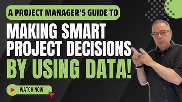 How do project managers use data to make smart project decisions?
