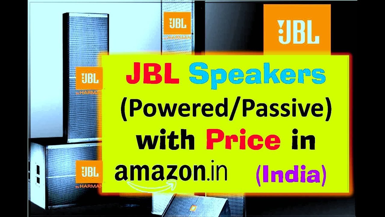 JBL powered Speakers with Price in Amazon india YouTube