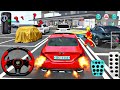3D Driving Class USA🇺🇸Fire Exhaust Car Gameplay 🔥 Realistic Parking Challenge | GaMing wiTh Burberry
