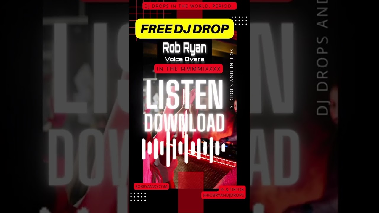 Sleduj Free DJ Drop | In the Mix | Rob Ryan DJ Drops | DJ Download na YouTube Sleduj Free DJ Drop | In the Mix | Rob Ryan DJ Drops | DJ Download na YouTube
