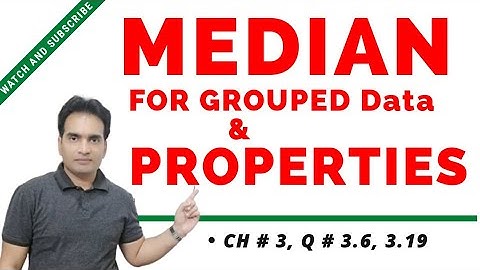 Median Average in Statistics For Continuous Data | Properties Of Median In Urdu | Hindi | English